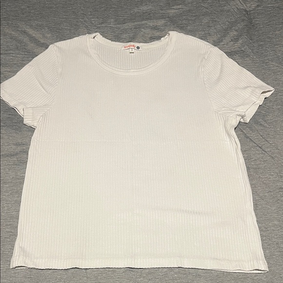 Sundry White Short Sleeve Tee - Picture 1 of 1